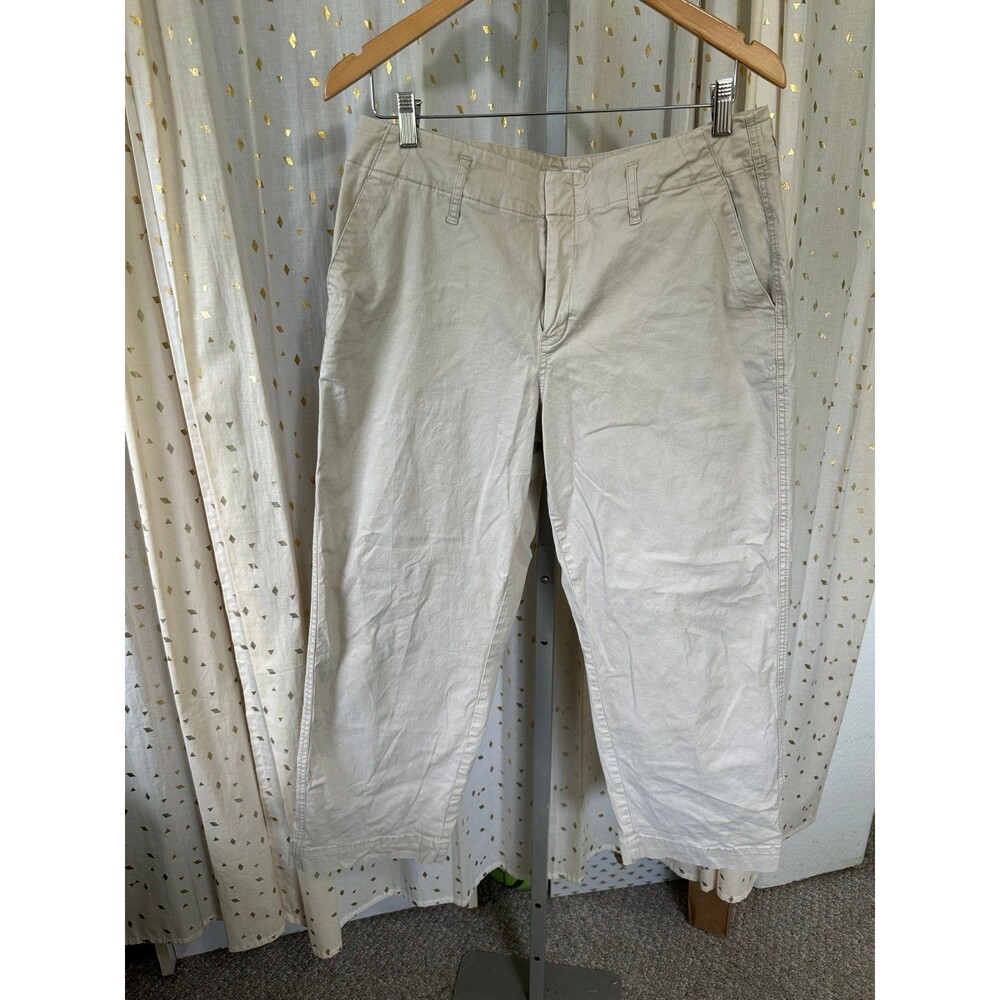 A New Day Women's Stretch Chino Wide Leg Crop Trouser Pants 12
